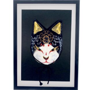 猫面 銅銀煙