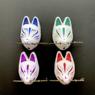 手乗り刀咥え狐面