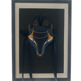 狐面堂：絵付け用狐面 Kichi型 生地（小）