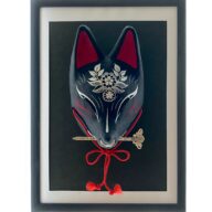 簪咥え狐面　銀子