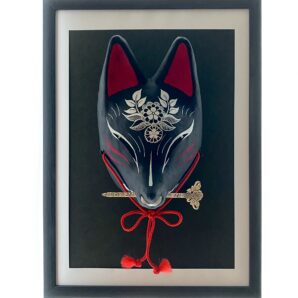 簪咥え狐面　銀子