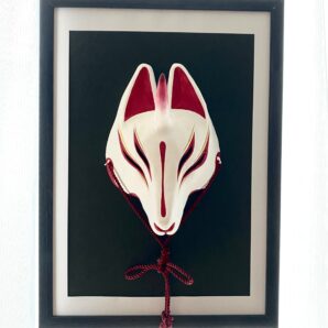 狐面　白鬼狐壱角