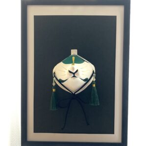 狐面　口狐(緑金)