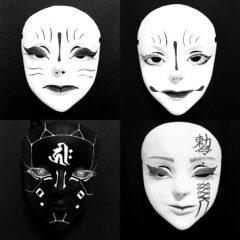 《新作入荷》人面　計4点