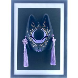 狐面　目元半面　月嘉