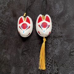 狐面ストラップ