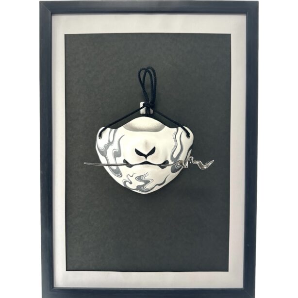 口元狐面　鈍炎