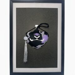 口元狐面　流蒞　黒