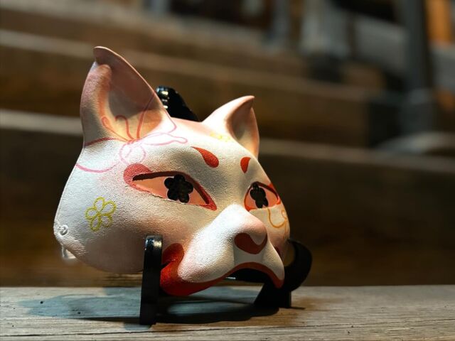 狐面 白鬼狐弐角 | 天ノ屋-ten no ya-